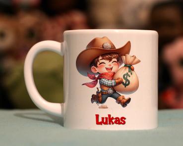 Kindertasse kleiner Cowboy