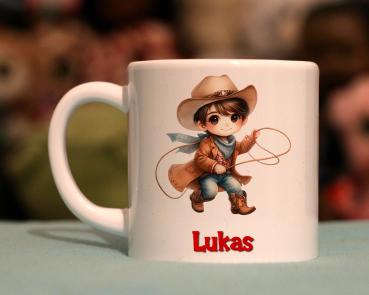 Kindertasse hübscher Cowboy