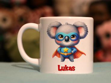 Kindertasse Superheld Koala