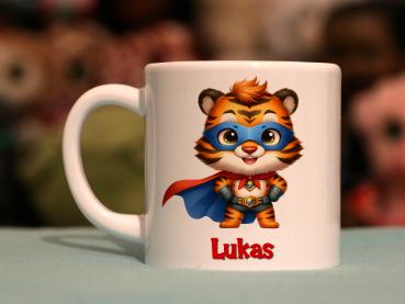 Kindertasse Superheld Tiger