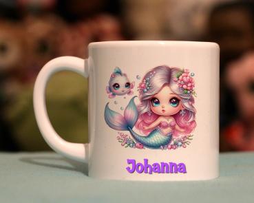 Kindertasse kleine Meerjungfrau