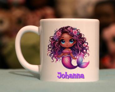 Kindertasse kleine Nixe