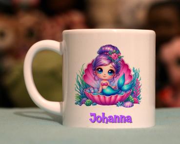 Kindertasse süße Nixe