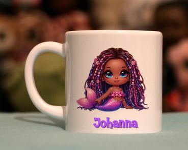 Kindertasse süße Meerjungfrau