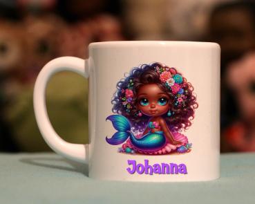 Kindertasse niedliche Meerjungfrau