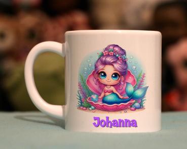 Kindertasse niedliche Nixe