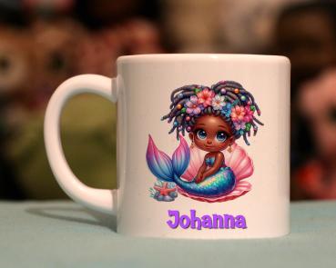 Kindertasse hübsche Meerjungfrau