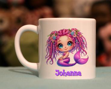 Kindertasse goldige Meerjungfrau