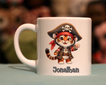 Kindertasse Pirat Tiger
