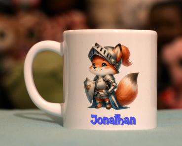 Kindertasse Ritter Fuchs
