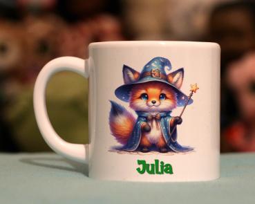 Kindertasse Zauberer Fuchs