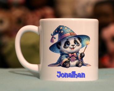 Kindertasse Zauberer Panda