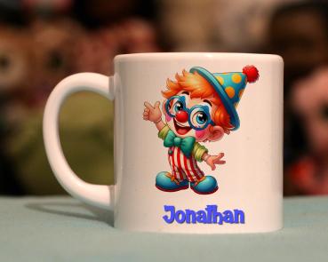 Kindertasse süßer Clown