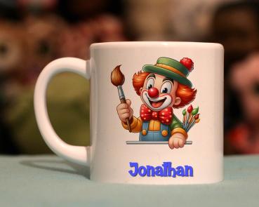 Kindertasse lustiger Clown