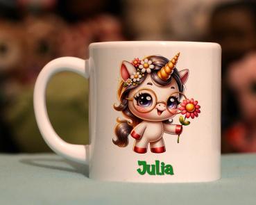 Kindertasse süßes Einhorn