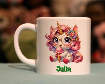 Kindertasse niedliches Einhorn