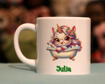 Kindertasse hübsches Einhorn