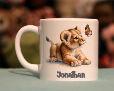 Kindertasse kleiner Löwe