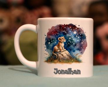 Kindertasse lustiger Löwe