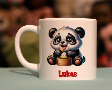 Kindertasse flotter Panda