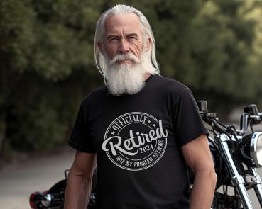 T-Shirt Schwarz - Officially Retired