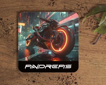 Untersetzer Cyberpunk Black Widow