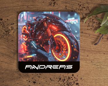 Untersetzer Cyberpunk Firestorm