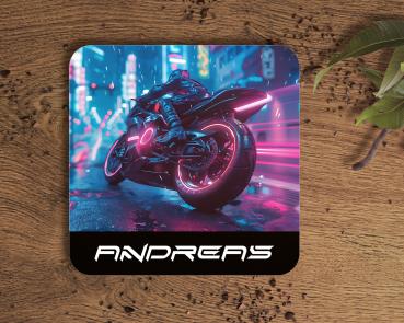 Coaster Cyberpunk Ghost Rider