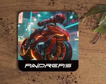 Untersetzer Cyberpunk Red Devil
