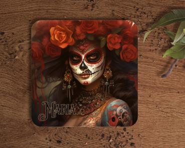 Untersetzer Dia de los Muertos Edel
