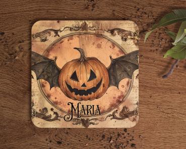 Untersetzer Halloween Kürbis