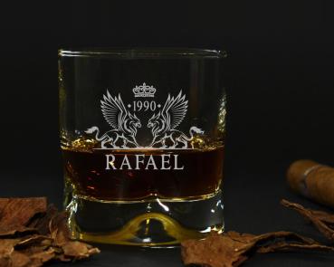Whiskyglas Greif