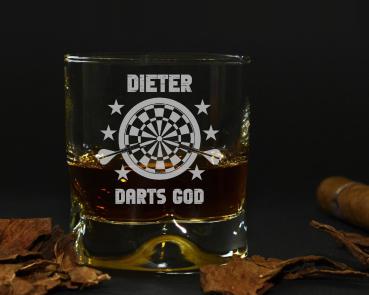 Whiskyglas Darts God