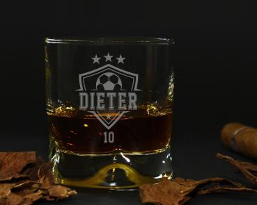 Whiskyglas Fußball