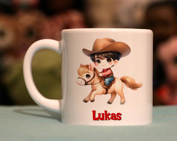 Mug for kids funny Cowboy