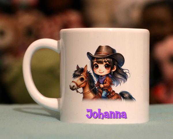 Kindertasse niedliches Cowgirl