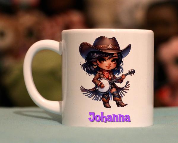 Kindertasse hübsches Cowgirl