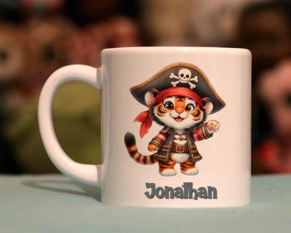 Kindertasse Pirat Tiger