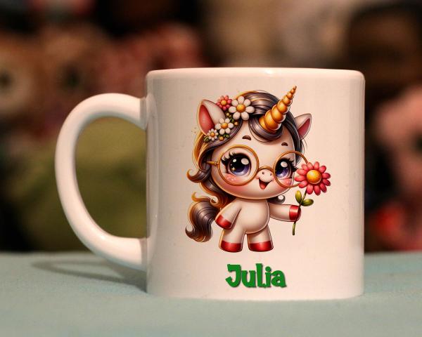 Kindertasse süßes Einhorn