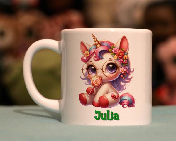 Kindertasse bezauberndes Einhorn