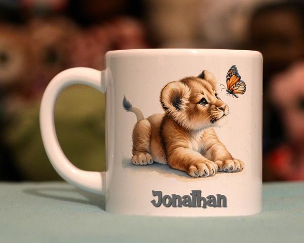 Kindertasse kleiner Löwe