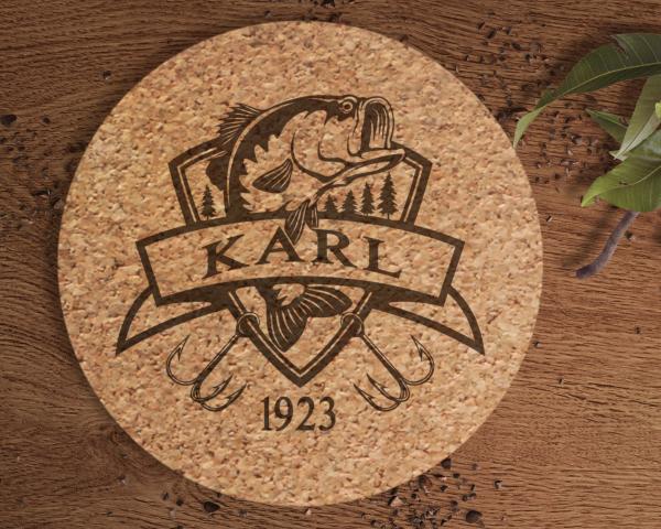 Cork coaster Fish