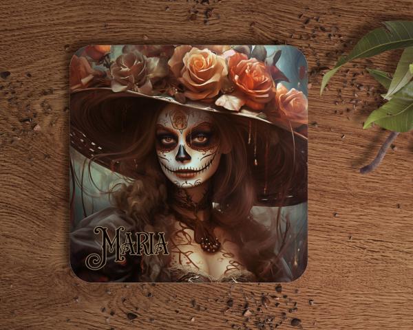 Untersetzer Dia de los Muertos Elegant